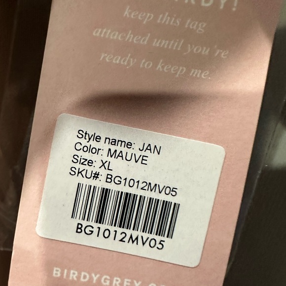 Birdy Grey JAN DRESS MESH MAUVE XL Extra Large Bridesmaid Wedding NEW NWT - Picture 5 of 7